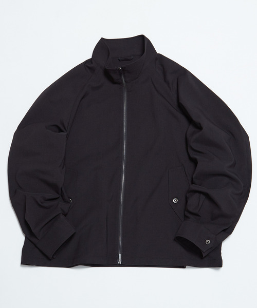MEN'S MELROSE（メンズメルローズ）の「テクスチャーリネンストレッチハリントンジャケット（ブルゾン・メンズ・ブラック/アイボリー・2/3/4）」の13枚目の写真