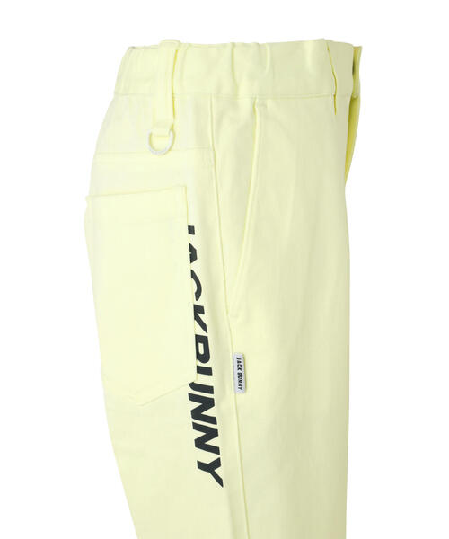 新品★ Jackbunny⛳️ソロテックスドライカノコ ストレッチパンツ(2)白 セール】【Jack Bunny!!】2WAYコットンストレッチパンツ (JUNIOR