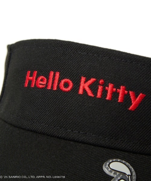 NEW ERA（ニューエラ）の「NEW ERA/ニューエラ サンバイザー ロングバイザー HELLO KITTY ハローキティ (ゴルフWomen's) ホワイト/ブラック 14348592/14348593（サンバイザー・メンズ・ブラック/ホワイト・FREE）」の19枚目の写真