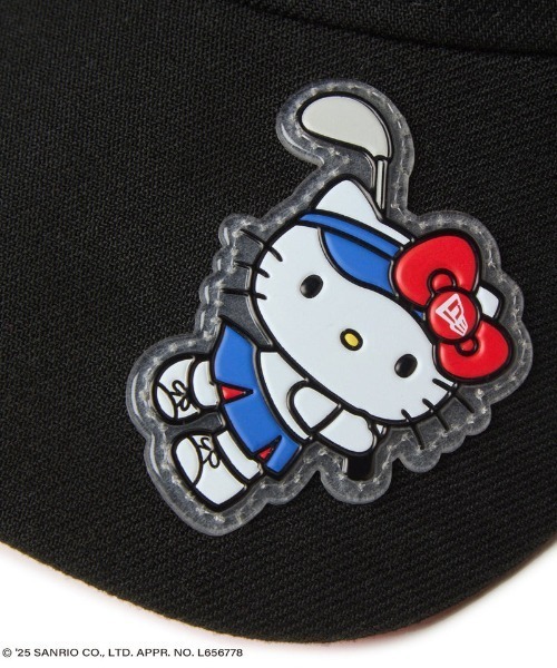 NEW ERA/ニューエラ サンバイザー ロングバイザー HELLO KITTY