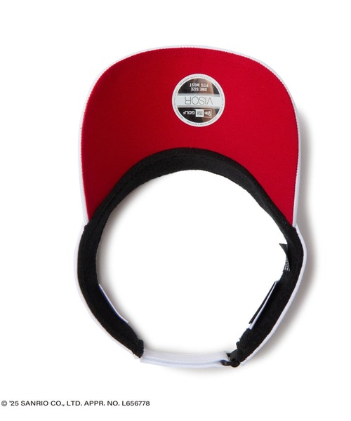 NEW ERA（ニューエラ）の「NEW ERA/ニューエラ サンバイザー ロングバイザー HELLO KITTY ハローキティ (ゴルフWomen's) ホワイト/ブラック 14348592/14348593（サンバイザー・メンズ・ブラック/ホワイト・FREE）」の7枚目の写真