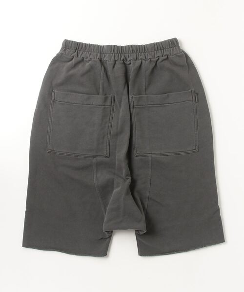 ADAM PATEK(アダムパテック)の「【ADAMPATEK/アダムパテック】pigment dyeing sarouel short pants/ピグメント染めスウェットサルエルショートパンツ(その他パンツ・レディース・パープル/ブラック・2/1)」の11枚目の写真