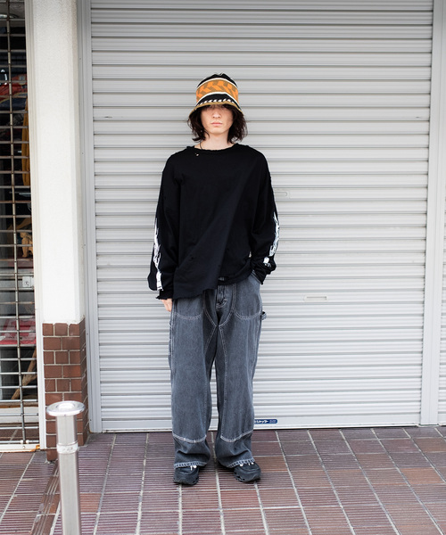 Lee（リー）の「Lee / リー DOUBLEKNEE WIDE PAINTER（その他パンツ・メンズ・ブラック/グリーン・LARGE/MEDIUM）」の8枚目の写真