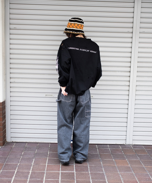 Lee（リー）の「Lee / リー DOUBLEKNEE WIDE PAINTER（その他パンツ・メンズ・ブラック/グリーン・LARGE/MEDIUM）」の7枚目の写真