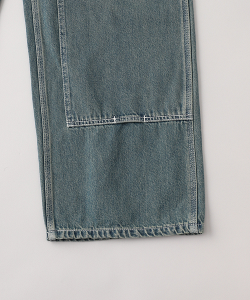 Lee（リー）の「Lee / リー DOUBLEKNEE WIDE PAINTER（その他パンツ・メンズ・ブラック/グリーン・LARGE/MEDIUM）」の3枚目の写真