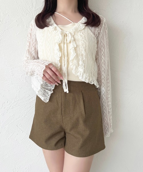 apres jour（アプレジュール）の「アソートハイウエストショートパンツ（その他パンツ・レディース・パープル系その他/ブラウン系その他/ブラック/ピンク系その他・フリー/X-LARGE）」の15枚目の写真