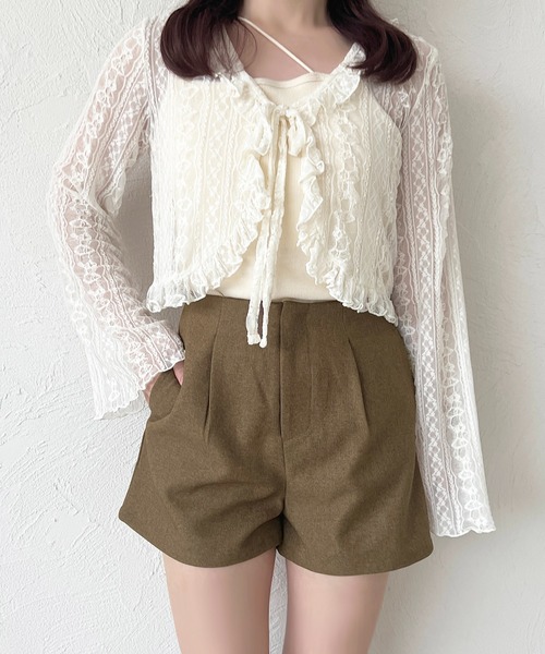 apres jour（アプレジュール）の「アソートハイウエストショートパンツ（その他パンツ・レディース・パープル系その他/ブラウン系その他/ブラック/ピンク系その他・フリー/X-LARGE）」の17枚目の写真