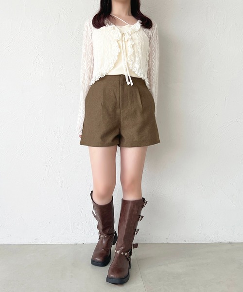 apres jour（アプレジュール）の「アソートハイウエストショートパンツ（その他パンツ・レディース・パープル系その他/ブラウン系その他/ブラック/ピンク系その他・フリー/X-LARGE）」の18枚目の写真