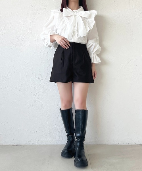 apres jour（アプレジュール）の「アソートハイウエストショートパンツ（その他パンツ・レディース・パープル系その他/ブラウン系その他/ブラック/ピンク系その他・フリー/X-LARGE）」の7枚目の写真