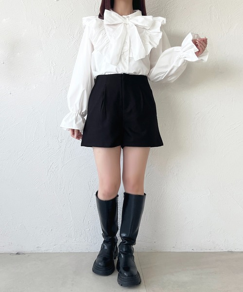 apres jour（アプレジュール）の「アソートハイウエストショートパンツ（その他パンツ・レディース・パープル系その他/ブラウン系その他/ブラック/ピンク系その他・フリー/X-LARGE）」の6枚目の写真