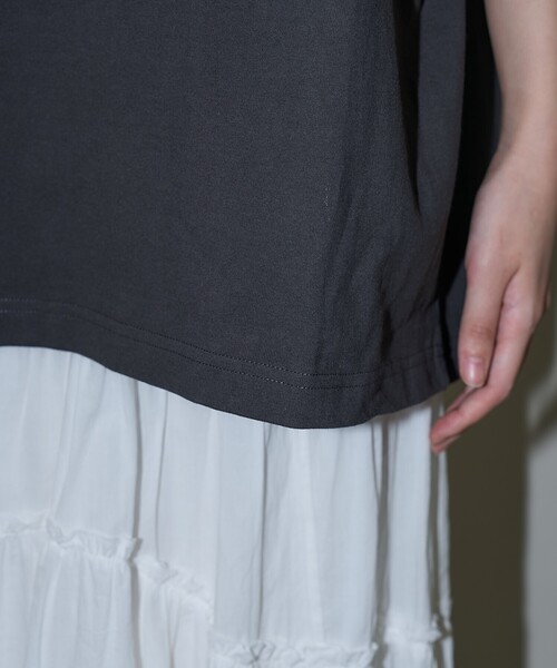 PUBLUX（パブリュクス）の「PUBLUX/パブリュクス ”triplet”キャット アニマル プリントTシャツ　限定展開（Tシャツ/カットソー・レディース・チャコールグレー/オフホワイト/ライトグレー・LARGE/SMALL/MEDIUM）」の5枚目の写真