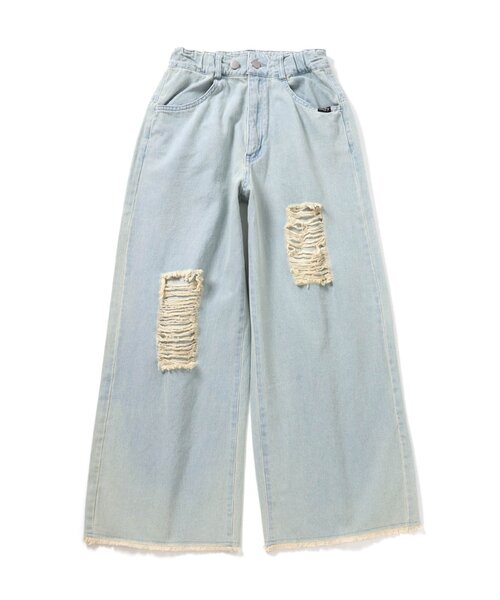 algy(アルジー)の「ウエスト調節できるグランジワイドパンツ(その他パンツ・キッズ・ピンク/オフホワイト/ブラック/サックスブルー/カモフラージュ・X-SMALL/MEDIUM/XX-SMALL/SMALL)」の3枚目の写真