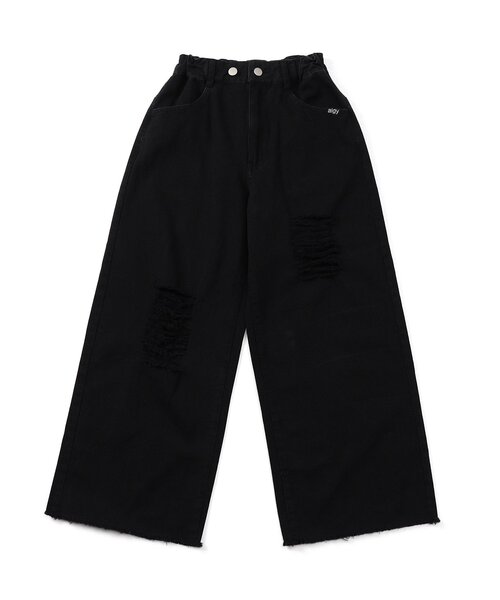 algy(アルジー)の「ウエスト調節できるグランジワイドパンツ(その他パンツ・キッズ・ピンク/オフホワイト/ブラック/サックスブルー/カモフラージュ・X-SMALL/MEDIUM/XX-SMALL/SMALL)」の8枚目の写真