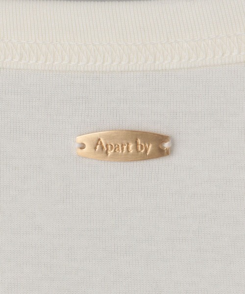 A part by(アパートバイ)の「ULTIMA Uネックプルオーバー5S(Tシャツ/カットソー・レディース・ブラウン系その他/ブラック/オフホワイト・FREE)」の14枚目の写真
