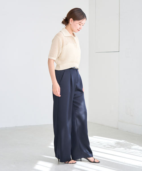 Rene 2020年襟付きニットトップス36新品同様　foxey Rene 2020年襟付きニットトップス36新品同様foxey