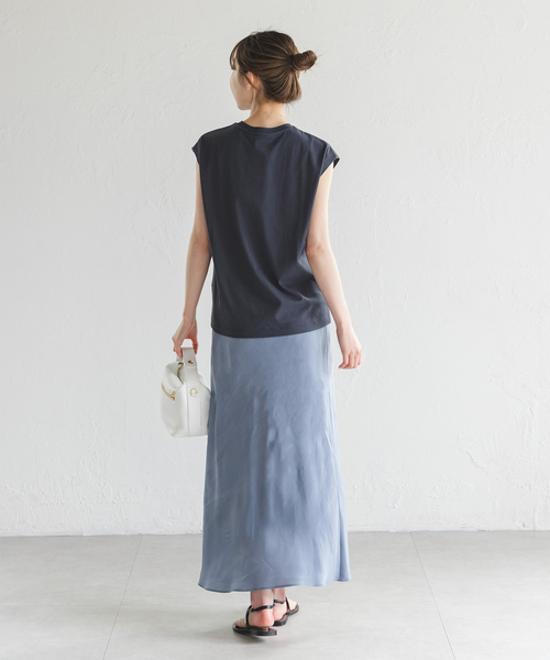 追加2》キュプラナローAラインスカート（スカート）｜NOBLE