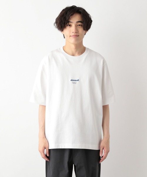 GLOBAL WORK（グローバルワーク）の「汗染み軽減Tシャツ/ロゴ/288051（Tシャツ/カットソー・メンズ・ダークグリーン/ホワイト/グレー/スミクロ/ホワイト系その他7・SMALL/MEDIUM/LARGE/X-LARGE）」の12枚目の写真