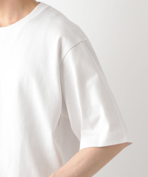 GLOBAL WORK（グローバルワーク）の「汗染み軽減Tシャツ/ロゴ/288051（Tシャツ/カットソー・メンズ・ダークグリーン/ホワイト/グレー/スミクロ/ホワイト系その他7・SMALL/MEDIUM/LARGE/X-LARGE）」の16枚目の写真