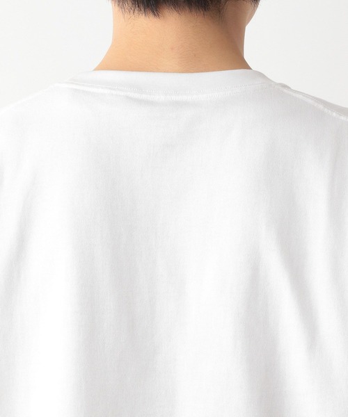 GLOBAL WORK（グローバルワーク）の「汗染み軽減Tシャツ/ロゴ/288051（Tシャツ/カットソー・メンズ・ダークグリーン/ホワイト/グレー/スミクロ/ホワイト系その他7・SMALL/MEDIUM/LARGE/X-LARGE）」の6枚目の写真