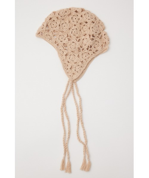 RODEO CROWNS WIDE BOWL（ロデオクラウンズワイドボウル）の「クロシェイヤーキャップ（ニットキャップ/ビーニー・レディース・レッド/アイボリー/ブラック・FREE）」の13枚目の写真