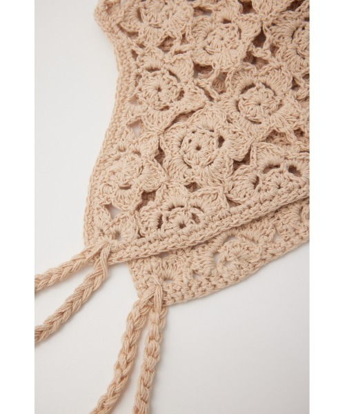 RODEO CROWNS WIDE BOWL（ロデオクラウンズワイドボウル）の「クロシェイヤーキャップ（ニットキャップ/ビーニー・レディース・レッド/アイボリー/ブラック・FREE）」の10枚目の写真