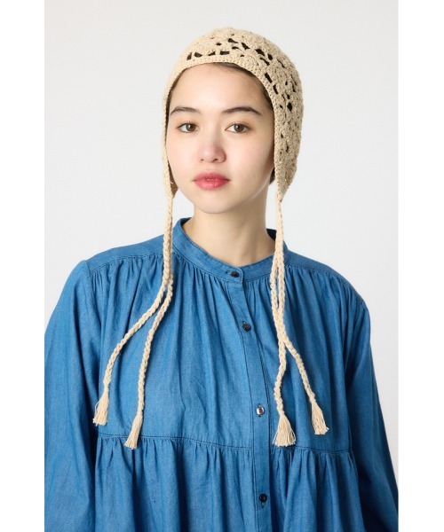 RODEO CROWNS WIDE BOWL（ロデオクラウンズワイドボウル）の「クロシェイヤーキャップ（ニットキャップ/ビーニー・レディース・レッド/アイボリー/ブラック・FREE）」の15枚目の写真