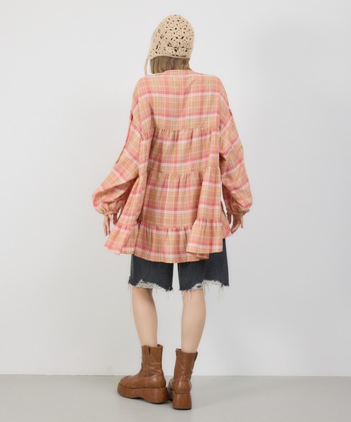 RODEO CROWNS WIDE BOWL（ロデオクラウンズワイドボウル）の「クロシェイヤーキャップ（ニットキャップ/ビーニー・レディース・レッド/アイボリー/ブラック・FREE）」の22枚目の写真