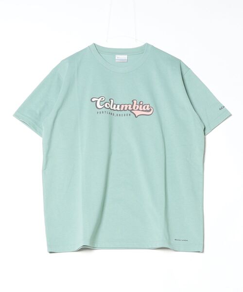 Columbia(コロンビア)の「コロンビア ウィメンズチャールズドライブショートスリーブTシャツ(Tシャツ/カットソー・レディース・ターコイズブルー/ホワイト/ベージュ・S/M/L/XL)」の3枚目の写真
