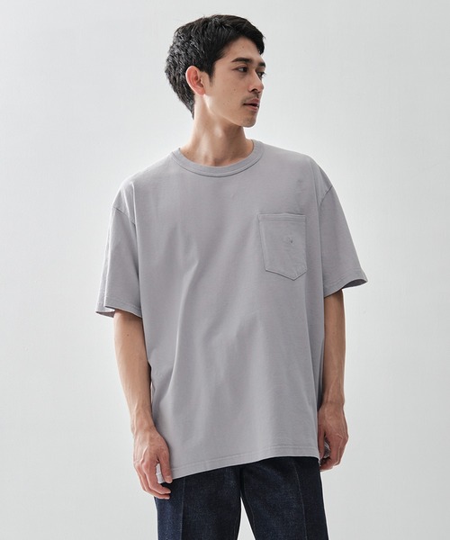 THE NORTH FACE PURPLE LABEL（ザ ノースフェイス パープルレーベル）の「【THE NORTH FACE PURPLE LABEL/ザノースフェイスパープルレーベル】8oz Field Pockt Tee/（定番）（Tシャツ/カットソー・メンズ・グレー/ホワイト/カーキ/ネイビー/ブラック/ライトグレー・M/L/XL/S）」の19枚目の写真