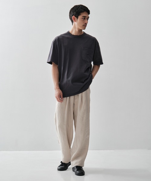 THE NORTH FACE PURPLE LABEL（ザ ノースフェイス パープルレーベル）の「【THE NORTH FACE PURPLE LABEL/ザノースフェイスパープルレーベル】8oz Field Pockt Tee/（定番）（Tシャツ/カットソー・メンズ・グレー/ホワイト/カーキ/ネイビー/ブラック/ライトグレー・M/L/XL/S）」の14枚目の写真