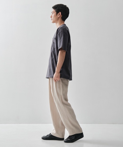 THE NORTH FACE PURPLE LABEL（ザ ノースフェイス パープルレーベル）の「【THE NORTH FACE PURPLE LABEL/ザノースフェイスパープルレーベル】8oz Field Pockt Tee/（定番）（Tシャツ/カットソー・メンズ・グレー/ホワイト/カーキ/ネイビー/ブラック/ライトグレー・M/L/XL/S）」の13枚目の写真