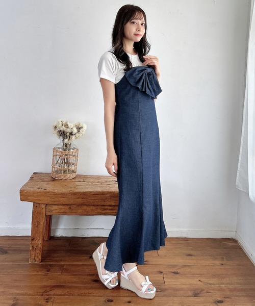 INGNI(イング)の「リボンサンダル(サンダル・レディース・アイボリー/ブラック・L/M)」の7枚目の写真