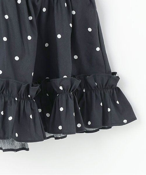 petit main LIEN（プティマインリアン）の「【リンク】パフスリーブ柄チュニック（チュニック・レディース・アイボリー/ブラック/カラフル・F）」の7枚目の写真