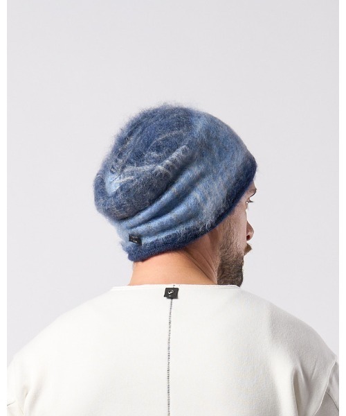 wjk(ダヴルジェイケイ)の「mohair shaggy knit beanie(ニットキャップ/ビーニー・メンズ・ブラック/ダークブラック/ブルー・FREE)」の15枚目の写真