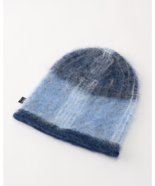 wjk(ダヴルジェイケイ)の「mohair shaggy knit beanie(ニットキャップ/ビーニー・メンズ・ブラック/ダークブラック/ブルー・FREE)」の16枚目の写真