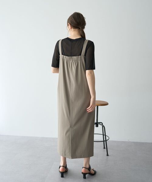 YECCA VECCA（イェッカヴェッカ）の「クルーネック5分袖シアートップス（Tシャツ/カットソー・レディース・ブラック/オフホワイト・FREE）」の20枚目の写真