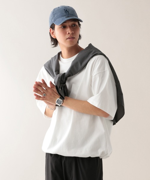 SIGNAL SPORTS（シグナルスポーツ）の「【SIGNAL SPORTS】10s/ドローストリングTシャツ（Tシャツ/カットソー・メンズ・ホワイト/ネイビー/ワインレッド・MEDIUM/LARGE）」の9枚目の写真