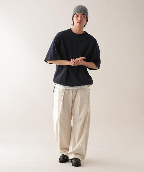 SIGNAL SPORTS（シグナルスポーツ）の「【SIGNAL SPORTS】10s/ドローストリングTシャツ（Tシャツ/カットソー・メンズ・ホワイト/ネイビー/ワインレッド・MEDIUM/LARGE）」の16枚目の写真