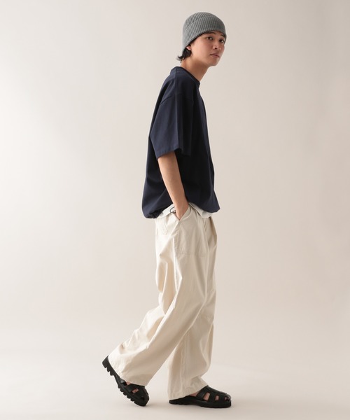 SIGNAL SPORTS（シグナルスポーツ）の「【SIGNAL SPORTS】10s/ドローストリングTシャツ（Tシャツ/カットソー・メンズ・ホワイト/ネイビー/ワインレッド・MEDIUM/LARGE）」の18枚目の写真