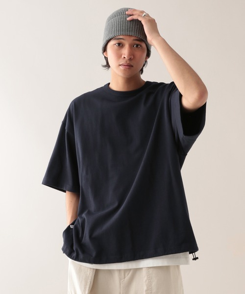 SIGNAL SPORTS（シグナルスポーツ）の「【SIGNAL SPORTS】10s/ドローストリングTシャツ（Tシャツ/カットソー・メンズ・ホワイト/ネイビー/ワインレッド・MEDIUM/LARGE）」の21枚目の写真
