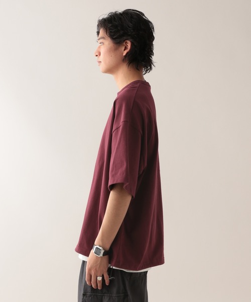 SIGNAL SPORTS（シグナルスポーツ）の「【SIGNAL SPORTS】10s/ドローストリングTシャツ（Tシャツ/カットソー・メンズ・ホワイト/ネイビー/ワインレッド・MEDIUM/LARGE）」の22枚目の写真