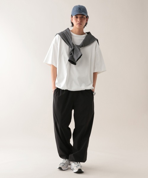 SIGNAL SPORTS（シグナルスポーツ）の「【SIGNAL SPORTS】10s/ドローストリングTシャツ（Tシャツ/カットソー・メンズ・ホワイト/ネイビー/ワインレッド・MEDIUM/LARGE）」の4枚目の写真
