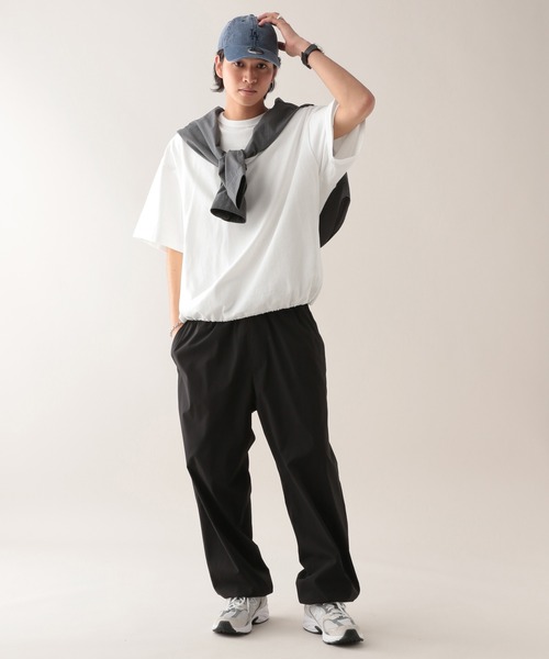 SIGNAL SPORTS（シグナルスポーツ）の「【SIGNAL SPORTS】10s/ドローストリングTシャツ（Tシャツ/カットソー・メンズ・ホワイト/ネイビー/ワインレッド・MEDIUM/LARGE）」の6枚目の写真