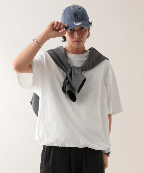SIGNAL SPORTS（シグナルスポーツ）の「【SIGNAL SPORTS】10s/ドローストリングTシャツ（Tシャツ/カットソー・メンズ・ホワイト/ネイビー/ワインレッド・MEDIUM/LARGE）」の8枚目の写真