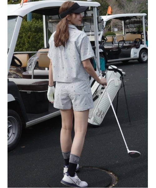 セール】【RIENDA GOLF】オリジナルロゴオープンカラーシャツ
