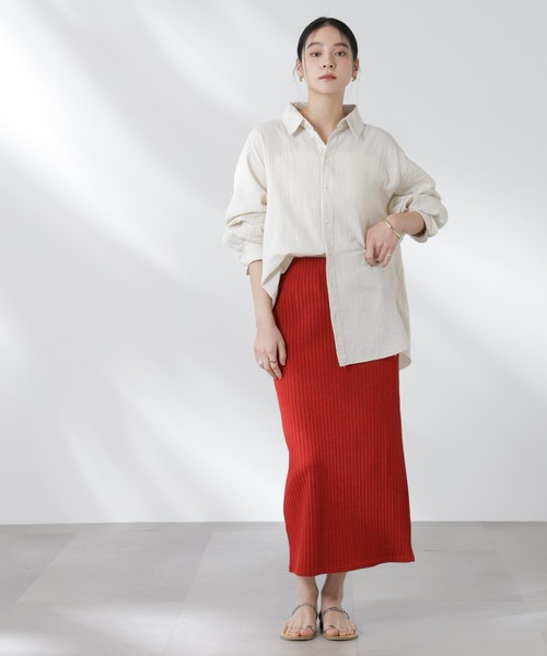 RITA ROW(リタロウ)の「RITA ROW/FLAIR SKIRT(スカート・レディース・レッド・S)」の12枚目の写真