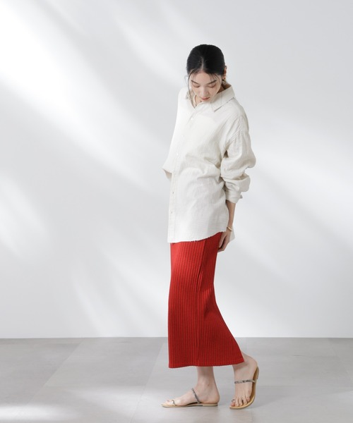 RITA ROW(リタロウ)の「RITA ROW/FLAIR SKIRT(スカート・レディース・レッド・S)」の11枚目の写真