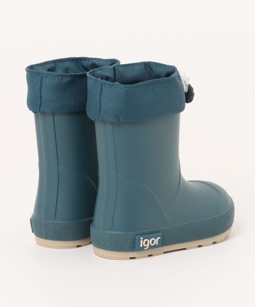 igor（イゴール）の「YOGI DK CUELLO（レインシューズ・キッズ・ナチュラル/オレンジ系その他/スモークピンク/カーキ/ライトインディゴブルー・12.5㎝/14.5㎝/16.5cm/12cm/13cm/14cm/15cm/16cm/17cm/19cm/14.5cm）」の7枚目の写真