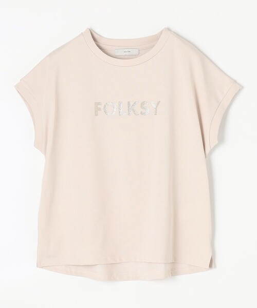ANY(エニィ)の「グリッタープリントロゴTシャツ(Tシャツ/カットソー・レディース・グレー系/アイボリー系/ベージュ系・4)」の18枚目の写真