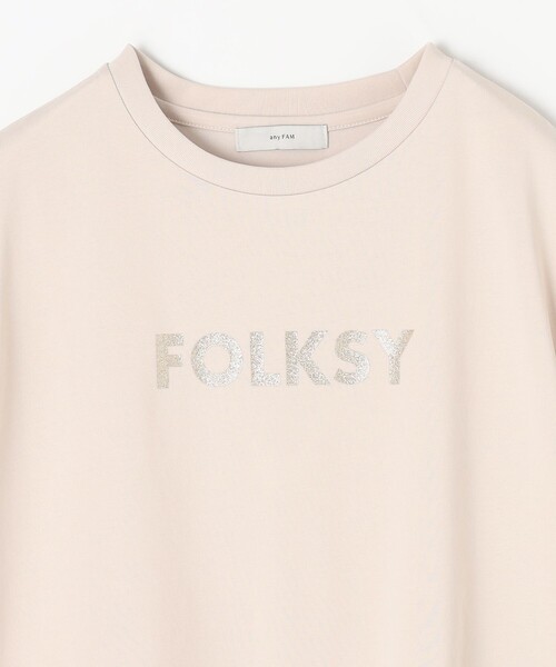 ANY(エニィ)の「グリッタープリントロゴTシャツ(Tシャツ/カットソー・レディース・グレー系/アイボリー系/ベージュ系・4)」の20枚目の写真